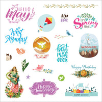 A Year in Stickers: Fun Pictures and Words to Highlight Celebrations (Sticker Books)