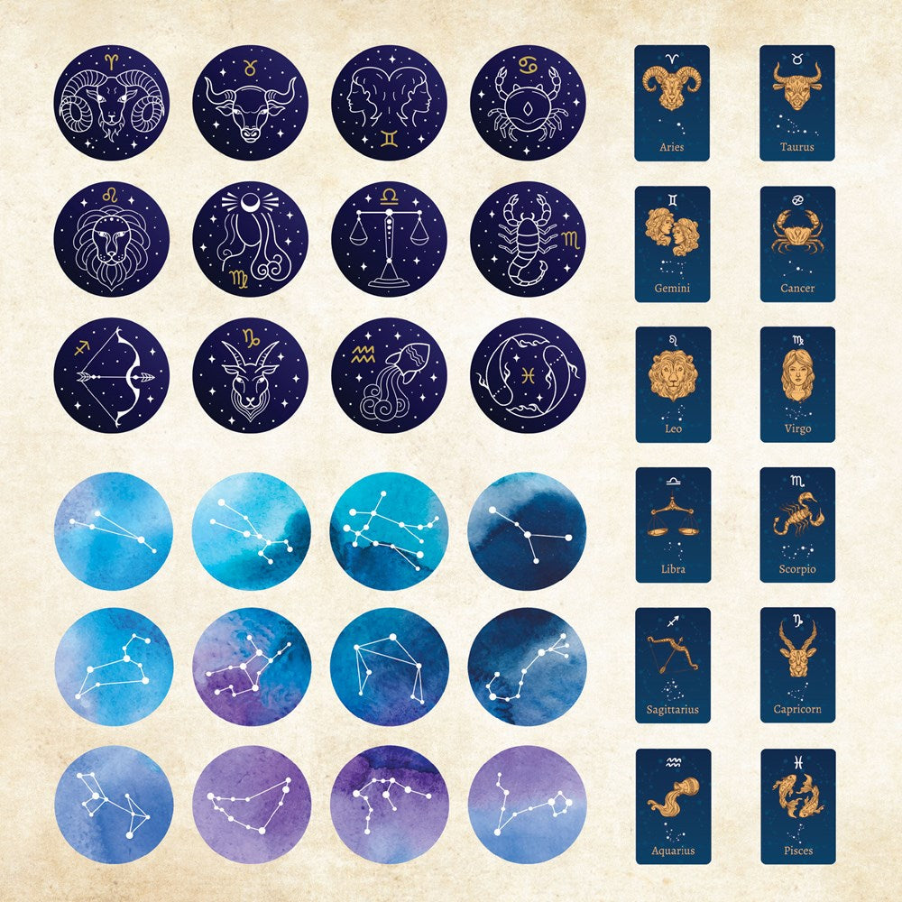 Mystical Ephemera! An Enchanting Vintage Sticker Book (over 900 stickers)