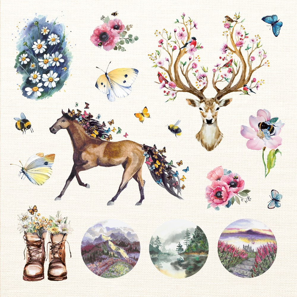 Boho Dreams Sticker Book: A Free-Spirited Sticker Book