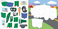 My First Color-By-Sticker Book - Cars, Trucks, & Trains