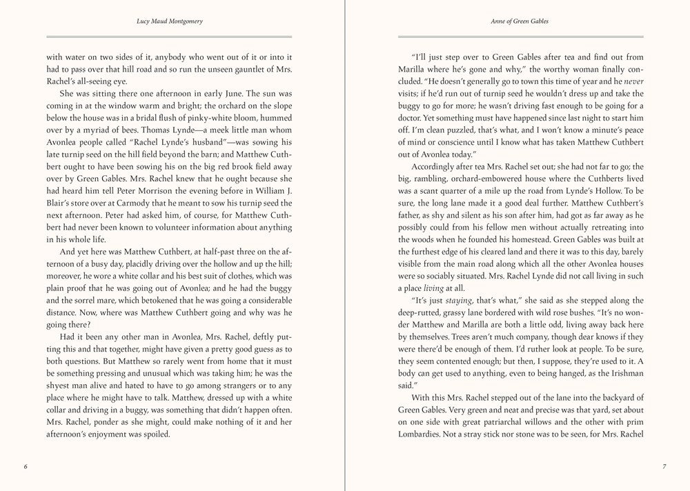 Anne of Green Gables (Masterpiece Library Edition)