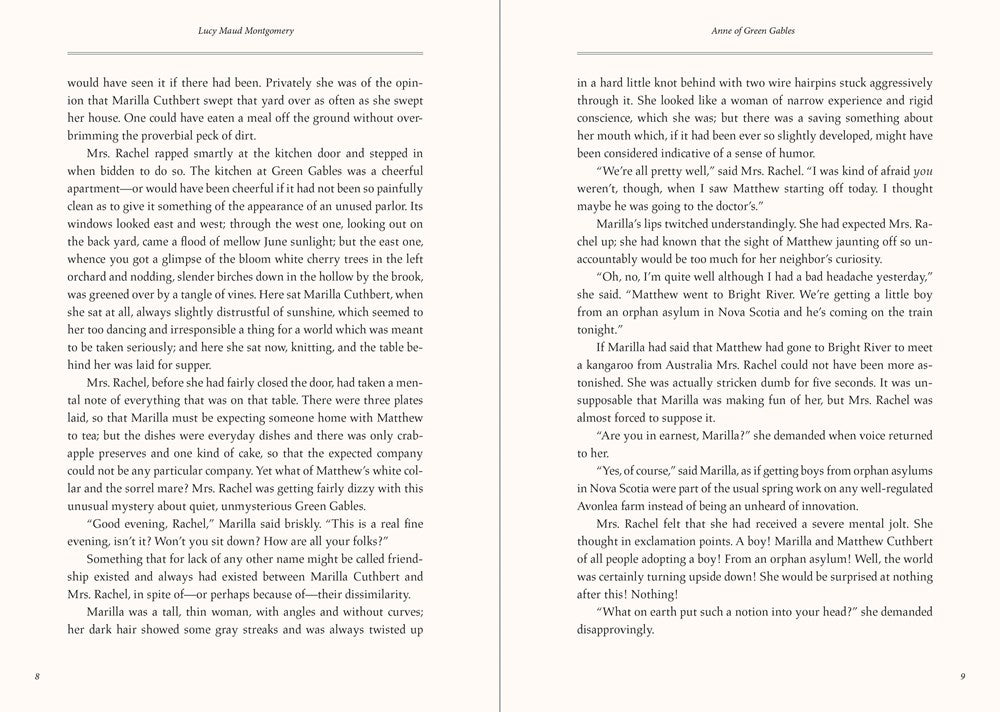 Anne of Green Gables (Masterpiece Library Edition)