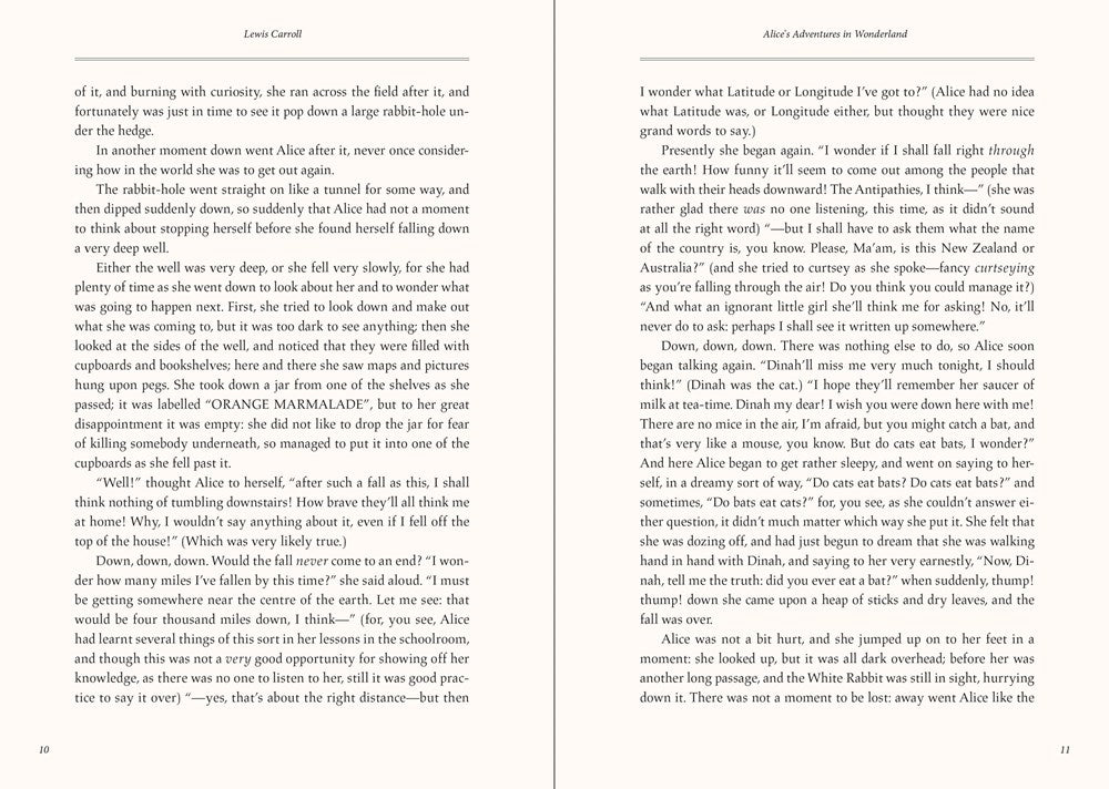 Alice's Adventures in Wonderland and Through the Looking Glass (Masterpiece Library Edition)