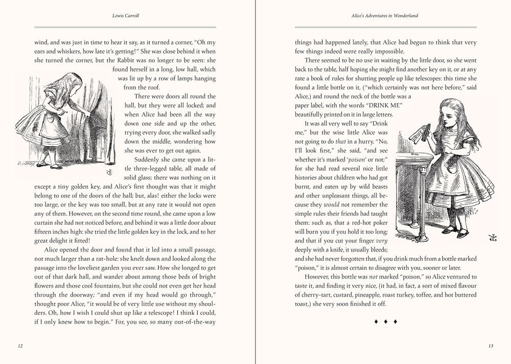 Alice's Adventures in Wonderland and Through the Looking Glass (Masterpiece Library Edition)