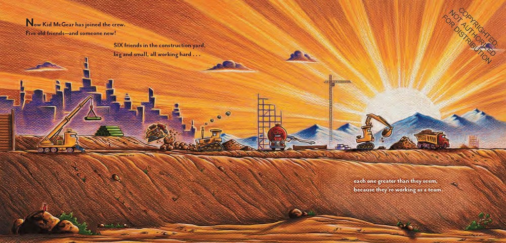 Three Cheers for Kid McGear!: (Family Read Aloud Books, Construction Books for Kids, Children's New Experiences Books, Stories in Verse) (Goodnight Construction Site)
