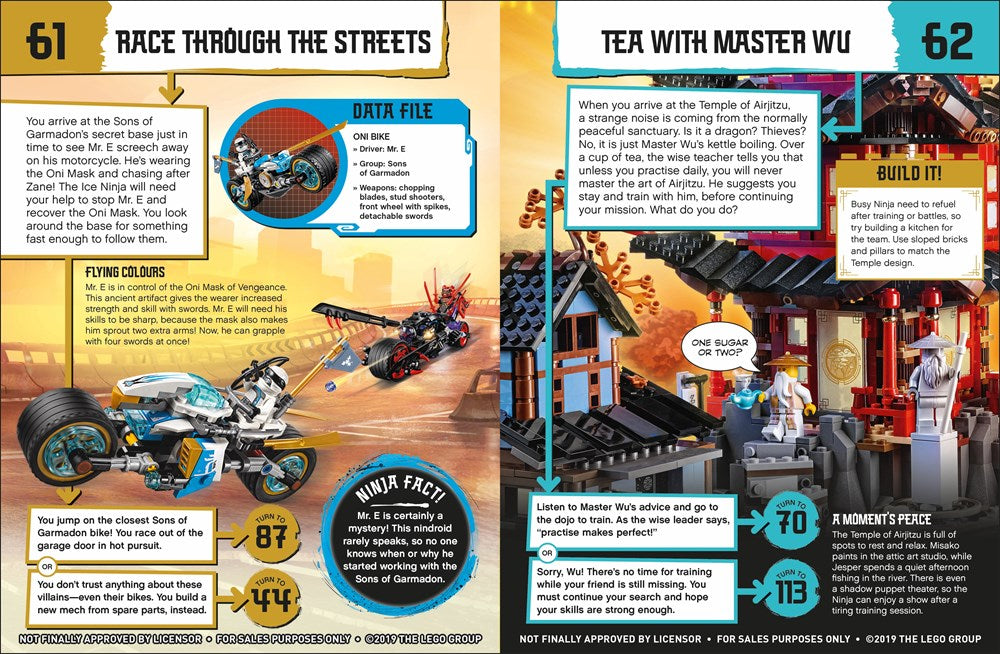 LEGO NINJAGO Choose Your Ninja Mission: With NINJAGO Jay minifigure