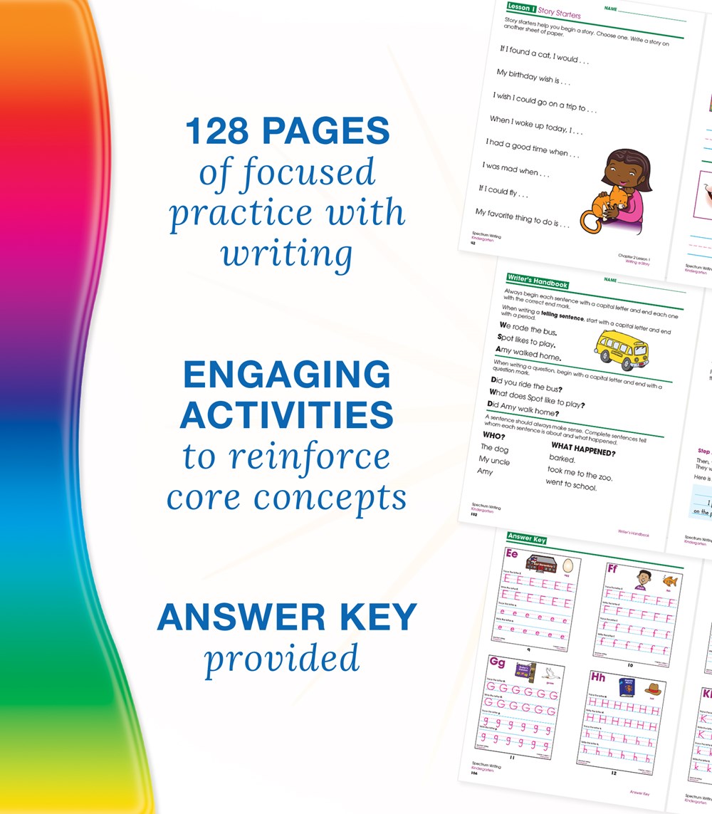 Spectrum Writing, Grade K