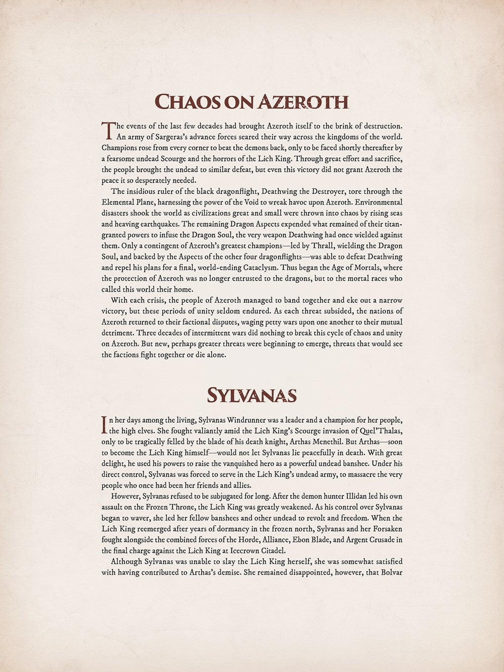 World of Warcraft Chronicle Volume 4
