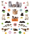 Eyelike Stickers: Kittens