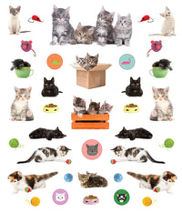 Eyelike Stickers: Kittens