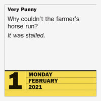 290 Bad Jokes & 75 Punderful Puns Page-A-Day Calendar 2021