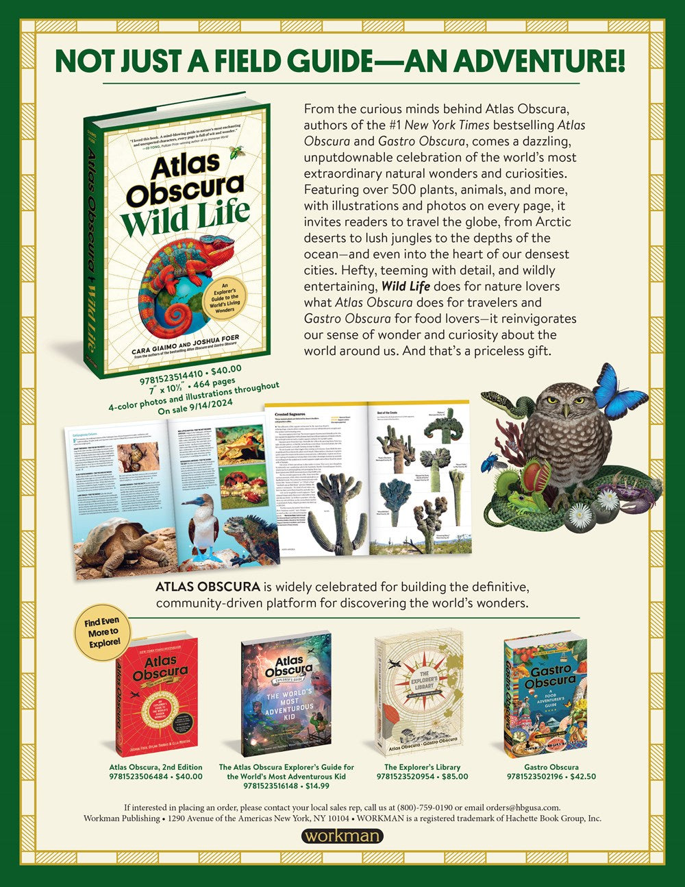 Atlas Obscura: Wild Life: An Explorer's Guide to the World's Living Wonders