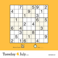 Original Sudoku Page-A-Day Calendar 2023