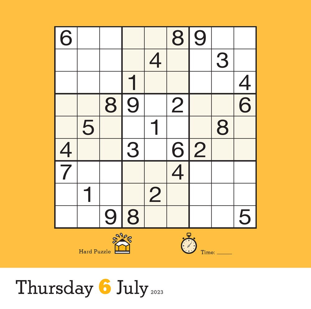 Original Sudoku Page-A-Day Calendar 2023