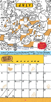 Kid's Awesome Activity Wall Calendar 2023
