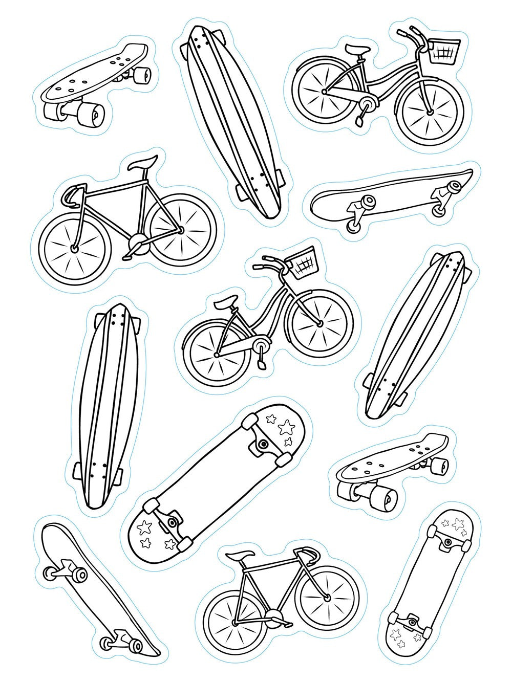 Color Your Own Stickers: 500 Stickers to Design, Color, and Customize (Pipsticks+Workman)