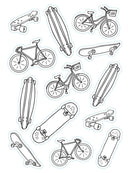 Color Your Own Stickers: 500 Stickers to Design, Color, and Customize (Pipsticks+Workman)