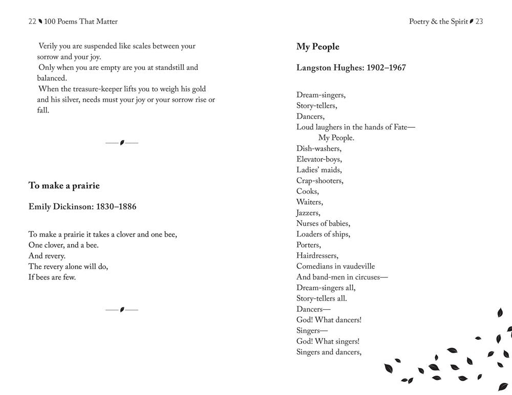 100 Poems That Matter
