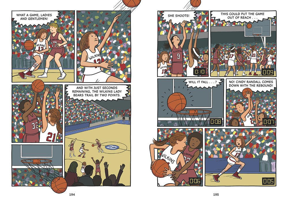 Hoops: A Graphic Novel: (A Middle Grade Novel About Perseverance, Gender Equality, and Teamwork for Kids Ages 8-12 in Grades 3-7)