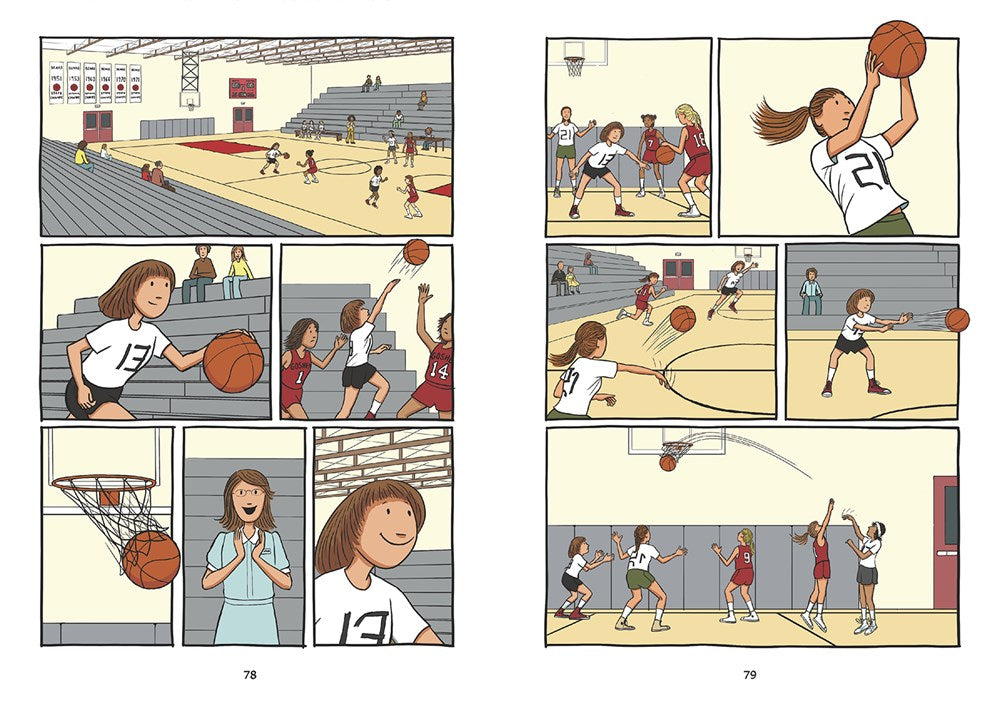 Hoops: A Graphic Novel: (A Middle Grade Novel About Perseverance, Gender Equality, and Teamwork for Kids Ages 8-12 in Grades 3-7)