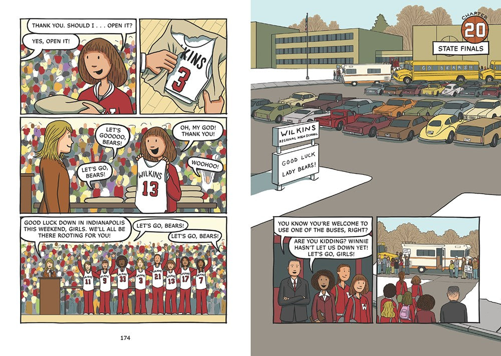 Hoops: A Graphic Novel: (A Middle Grade Novel About Perseverance, Gender Equality, and Teamwork for Kids Ages 8-12 in Grades 3-7)