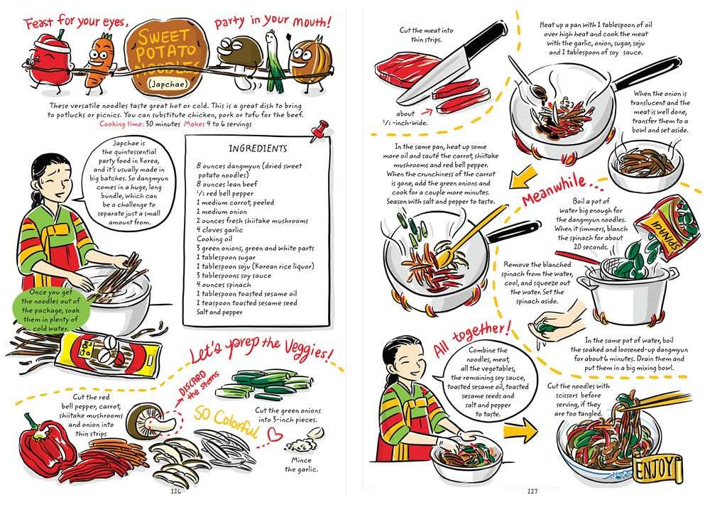 Cook Korean!: A Comic Book with Recipes [A Cookbook]