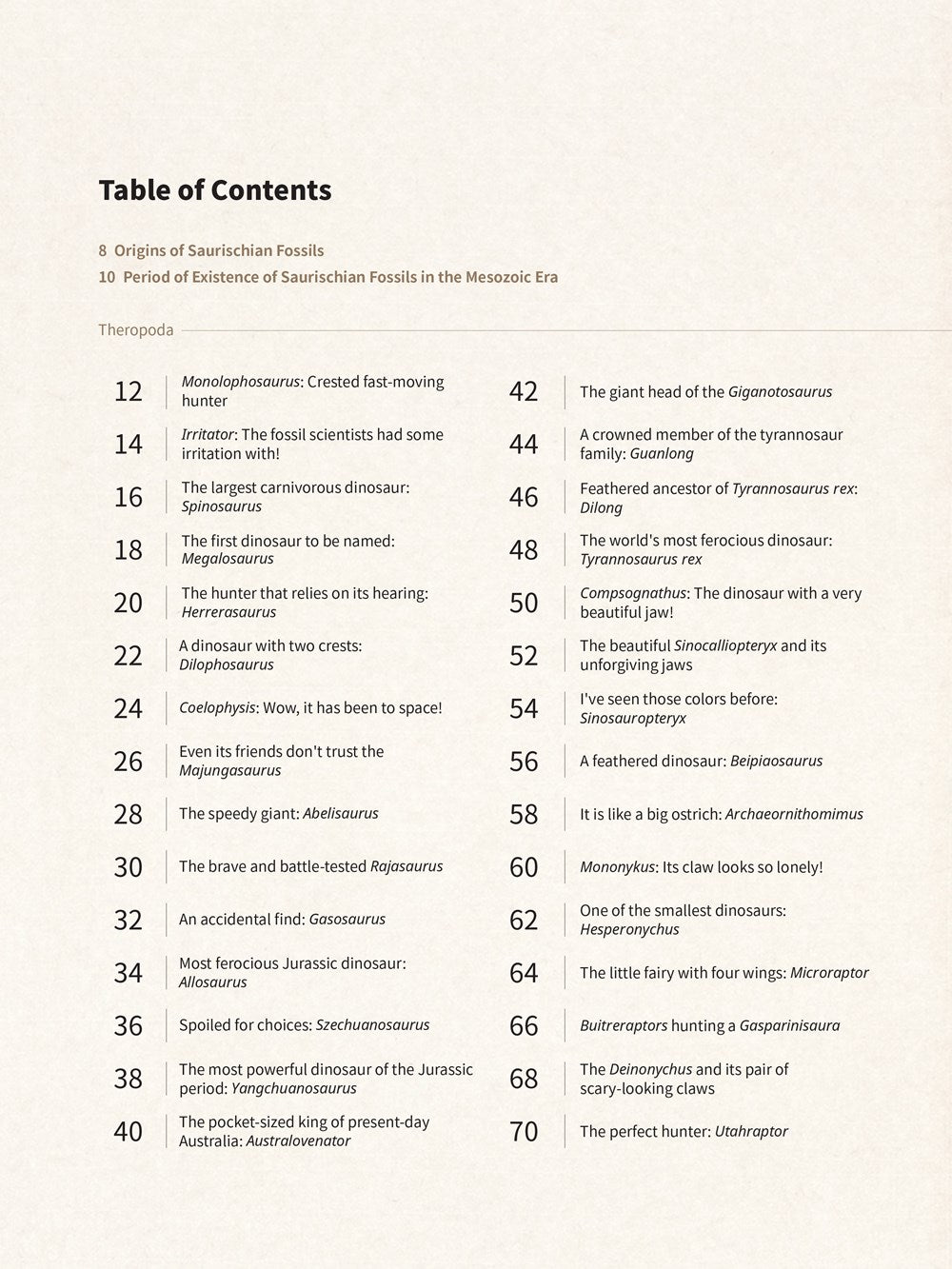 The Secrets of Dinosaurs