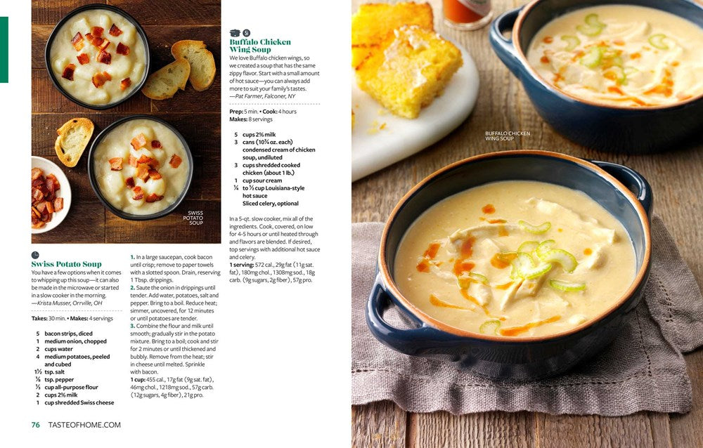 Taste of Home Soups, Stews and More: 325+ Comfort Food Recipes With Tasty Photos and Handy Tips (Taste of Home Comfort Food)
