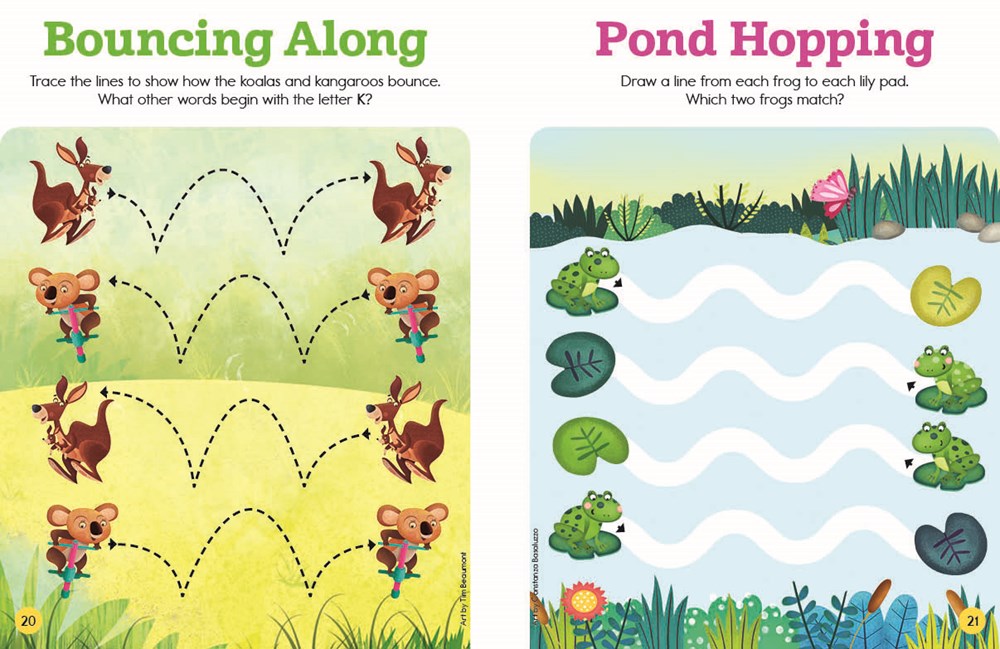 Write-On Wipe-Off Let's Trace