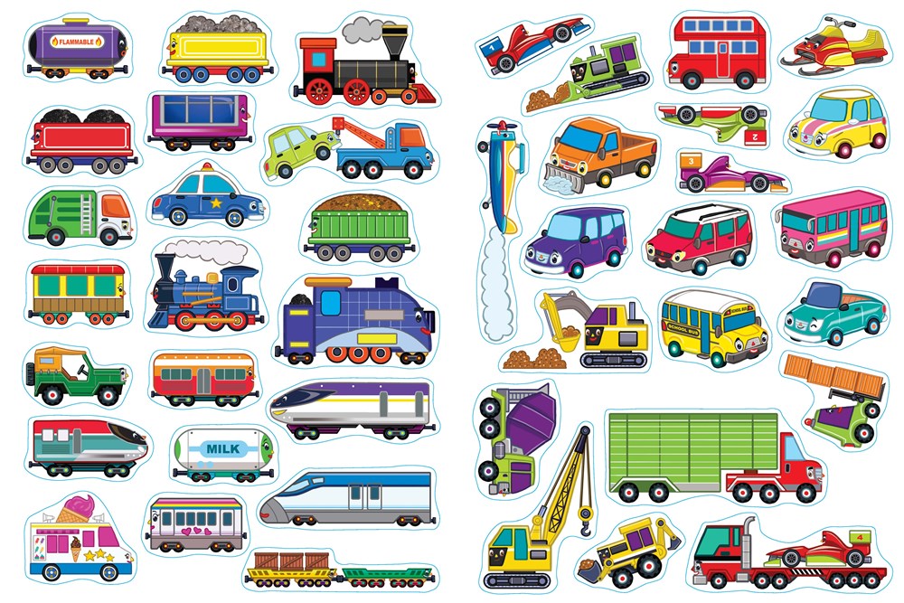 Jumbo Stickers for Little Hands: Things That Go