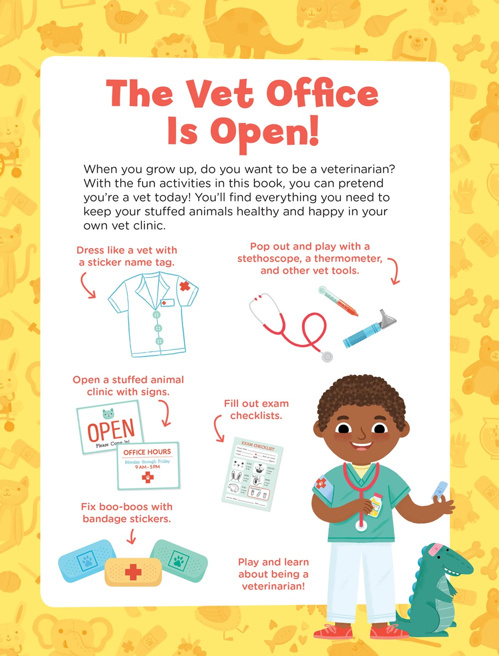 I Want to Be a Vet Activity Book