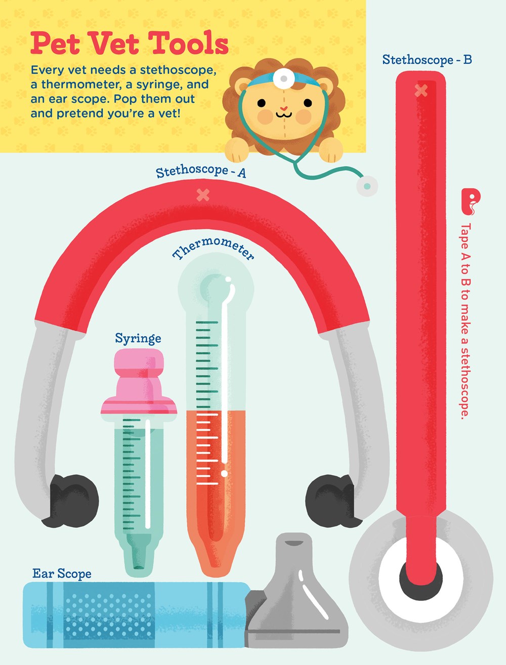 I Want to Be a Vet Activity Book