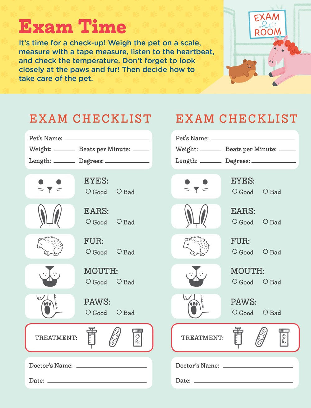 I Want to Be a Vet Activity Book