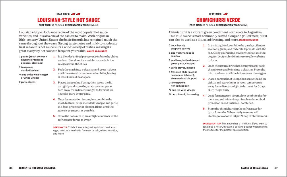 Fermented Hot Sauce Cookbook: A Step-by-Step Guide to Making Hot Sauce From Scratch