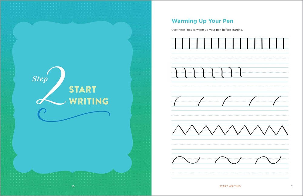 Beginner Calligraphy Workbook for Kids: Easy, Step-by-Step Practice for Ages 8-12