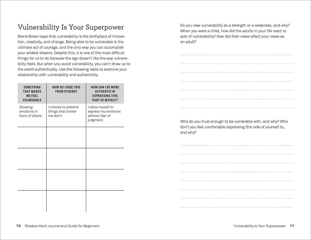Shadow Work Journal and Guide for Beginners: An Introduction to Discovering and Healing Your Unconscious Self