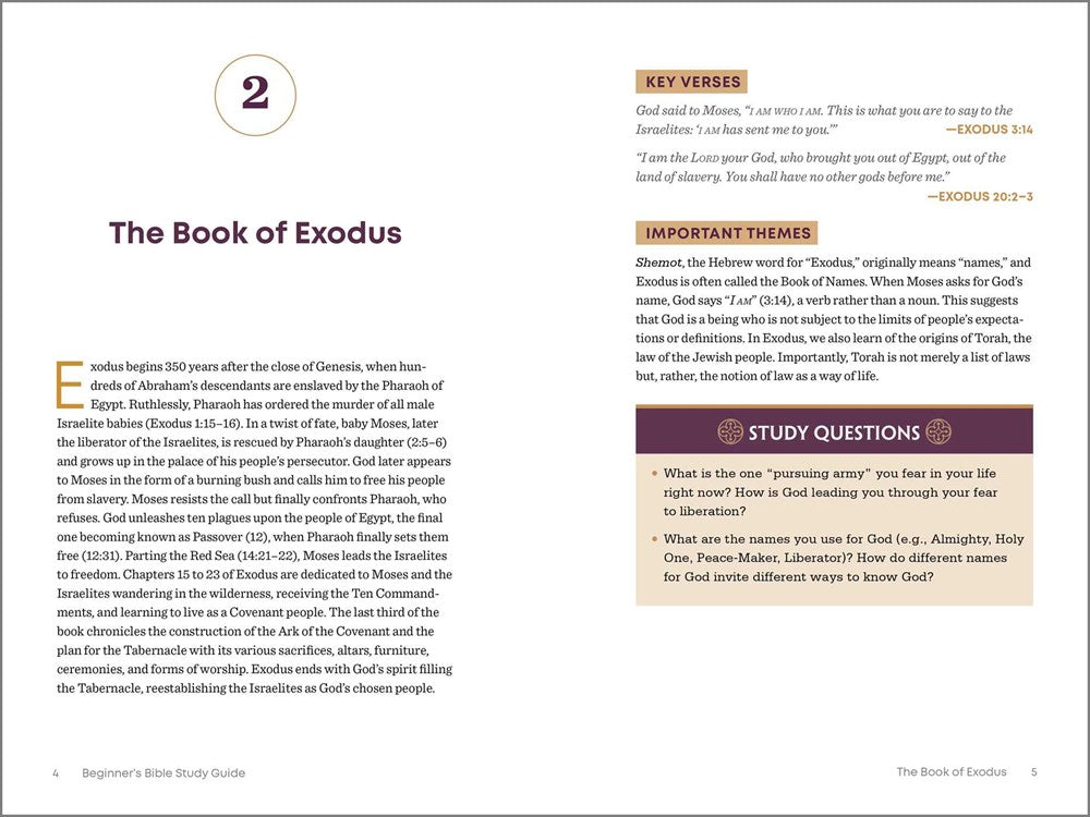 The Beginner's Bible Study Guide: An Introduction to All 66 Books of the Bible