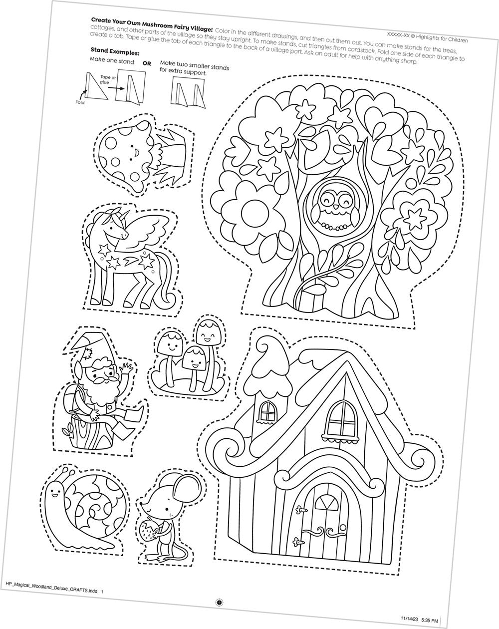Magical Woodland Hidden Pictures Deluxe: 96 Pages of Magical Recipes, Crafts, Forest Puzzles and Stickers, Search for Mushrooms, Gnomes, Woodland Animals and More (Highlights Hidden Pictures)