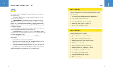 The English Grammar Workbook for Grades 6, 7, and 8: 125+ Simple Exercises to Improve Grammar, Punctuation, and Word Usage