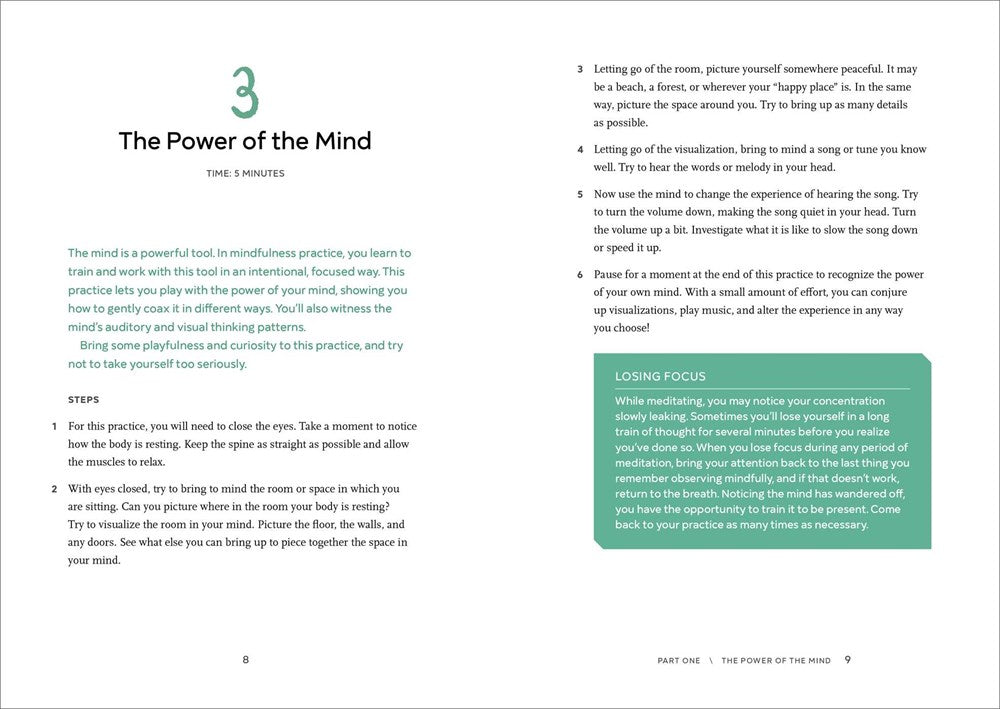 Practicing Mindfulness: 75 Essential Meditations to Reduce Stress, Improve Mental Health, and Find Peace in the Everyday