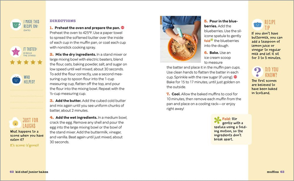 Kid Chef Junior Bakes: My First Kids Baking Cookbook