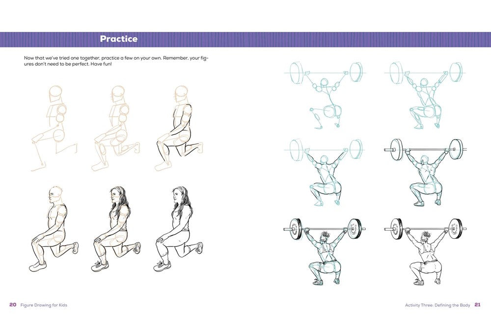 Figure Drawing for Kids: A Step-By-Step Guide to Drawing People (Drawing Books for Kids Ages 9 to 12)