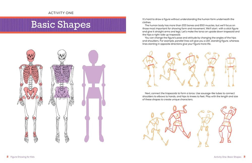 Figure Drawing for Kids: A Step-By-Step Guide to Drawing People (Drawing Books for Kids Ages 9 to 12)