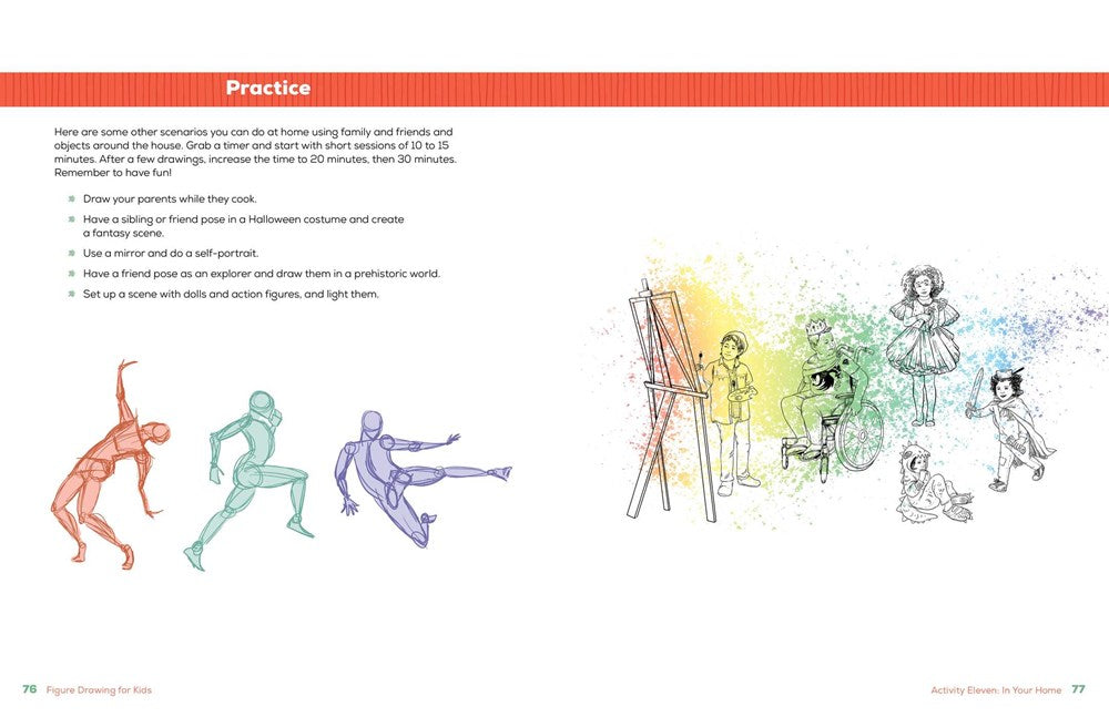 Figure Drawing for Kids: A Step-By-Step Guide to Drawing People (Drawing Books for Kids Ages 9 to 12)