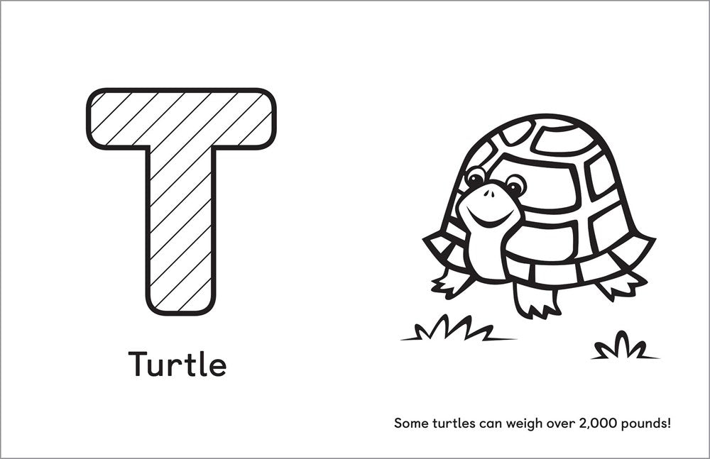 A Is for Animals!: Preschool Coloring Book
