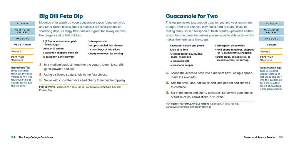 The Easy College Cookbook: 75 Quick, Affordable Recipes for Campus Life