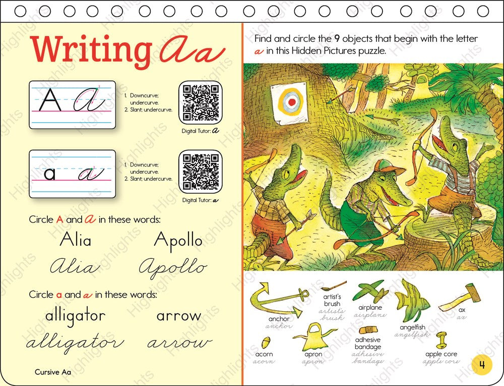 Write-On Wipe-Off Let's Write Cursive