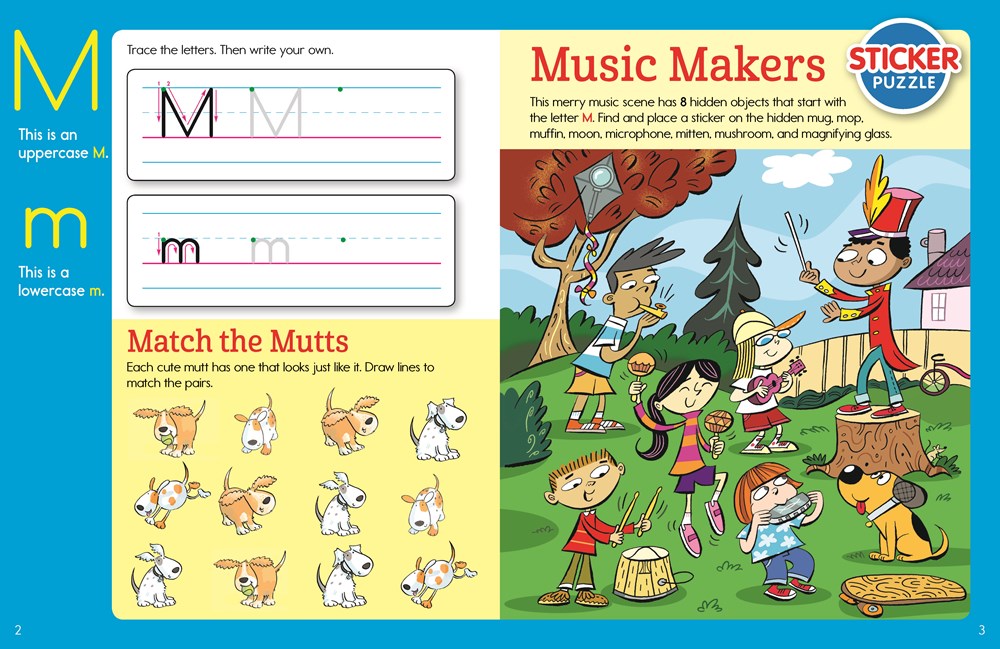 ABC Hidden Pictures Sticker Learning Fun