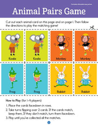 Preschool Cut, Paste, and Play Mega Fun Learning Pad