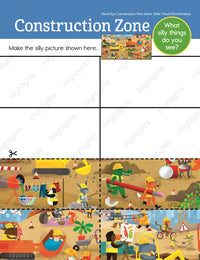 Preschool Cut, Paste, and Play Mega Fun Learning Pad
